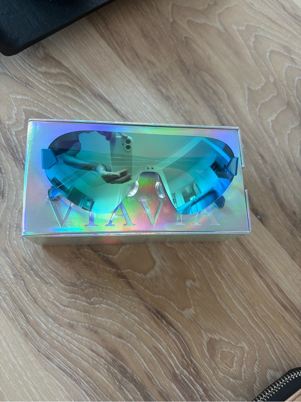 VIA VIA Blue Mirrored Sunglasses